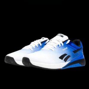Reebok Nano X5 Training Running Womens/Mens White Optimum Blue Black